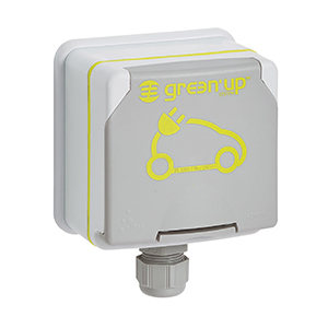Prise de recharge green up vehicule electrique