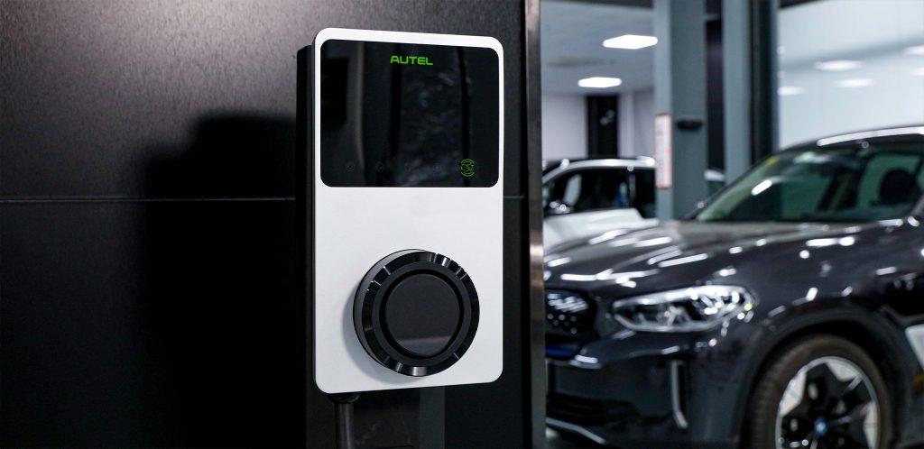 borne de recharge partagée pour véhicule électrique
