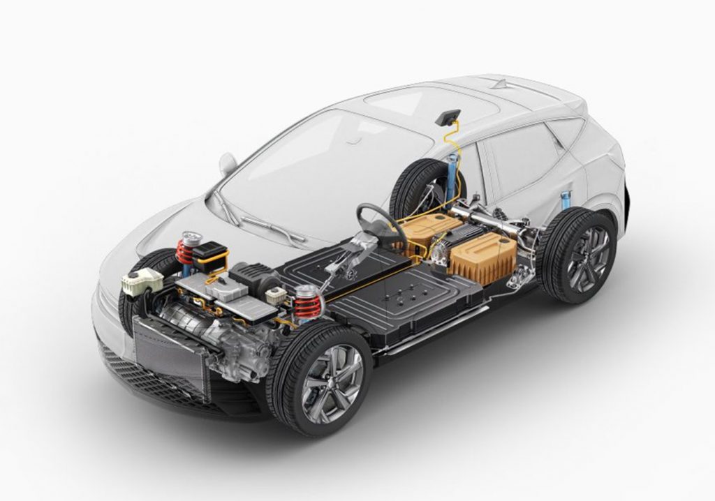 Schéma et fonctionnement d'un véhicule électrique